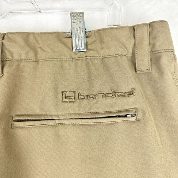 Banded Stretchable Swag Pants Pants Size 40x32 Lightweight Gusset Crotch Hunting - Picture 5 of 8